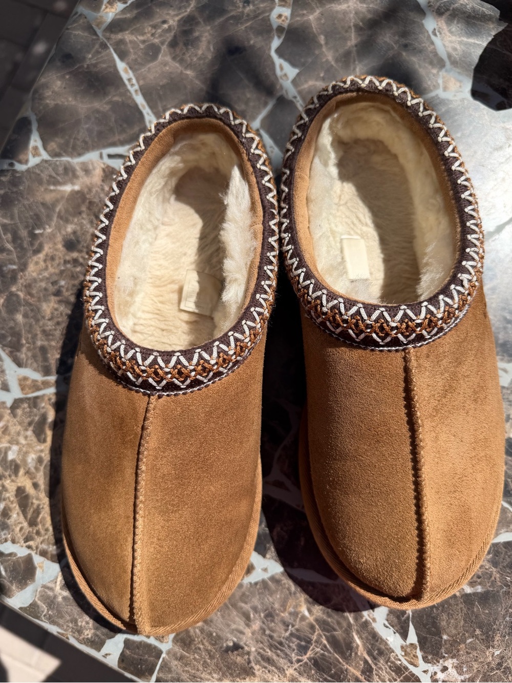 UGG Tasman Slipper Chestnut Suede Size 9 Women's Clog 5955